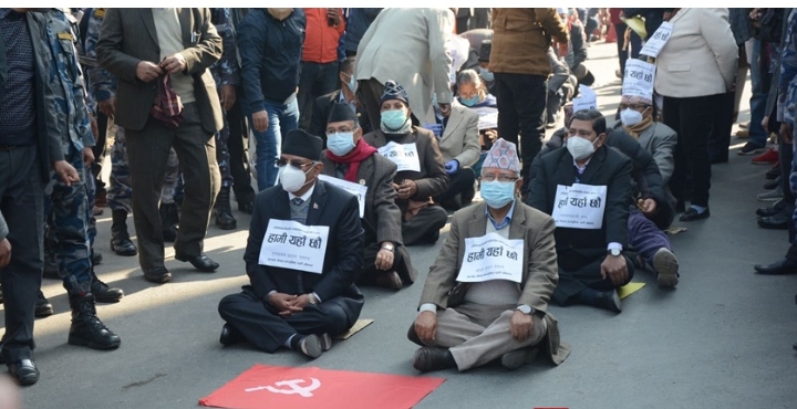 सडकमा प्रचण्ड–माधव, तस्विर