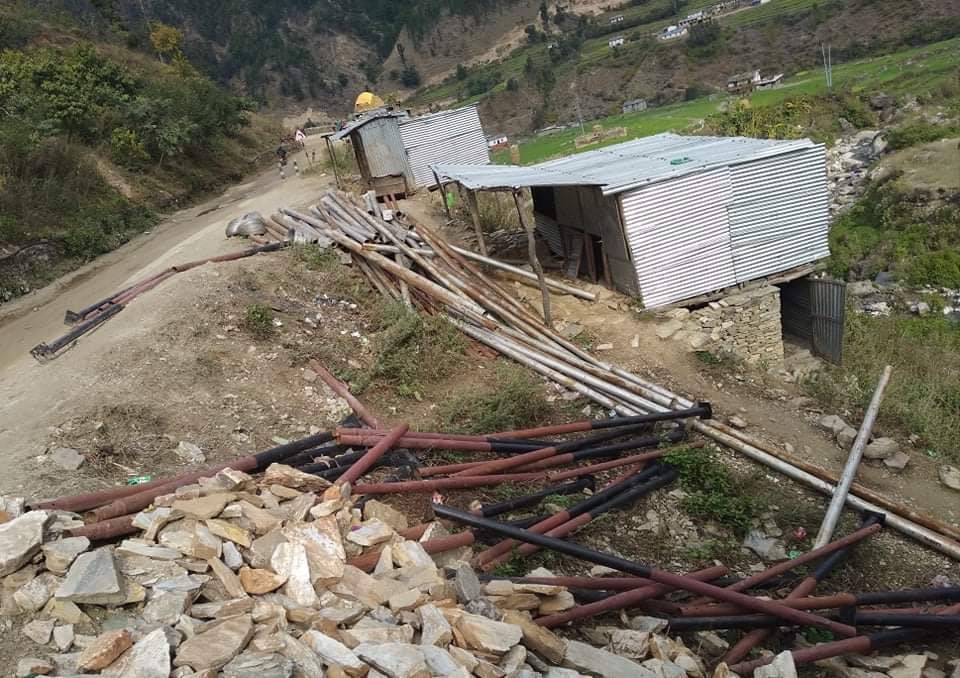 भित्रिखोला लगु जलबिधुत आयोजनाको काम अलपत्र