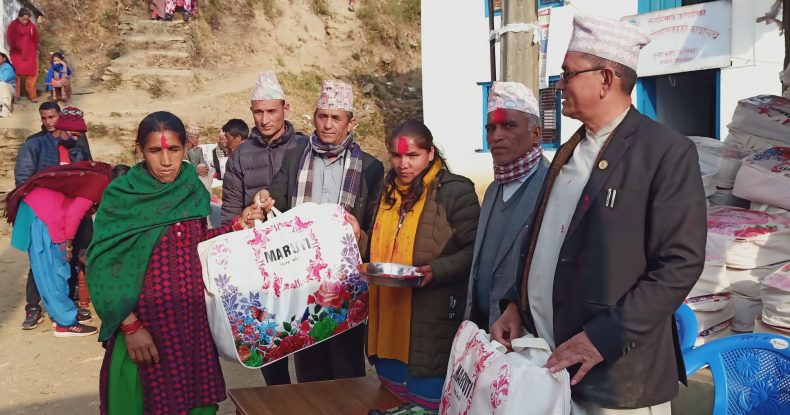 नरहरिनाथ गाउँपालिकाकाले गर्‍यो १ सय ५५ शहिद परिवारलाई सम्मान