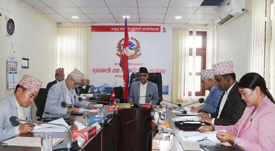 कर्णाली प्रदेश सरकारले चार महत्वपूर्ण निर्णय