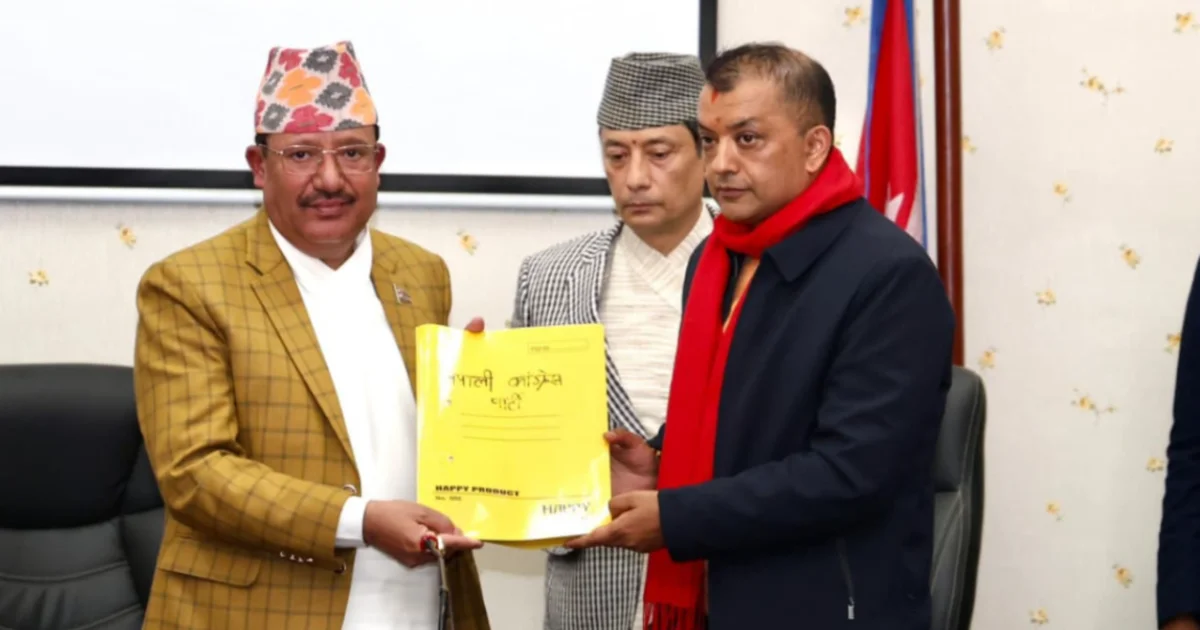 गगन थापा नेतृत्वको कांग्रेसलाई आधिकारिकता दिने आयोगको निर्णय